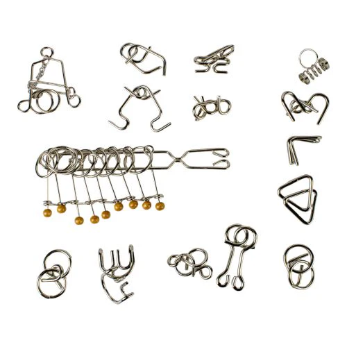 Go! Games Intricate 15-Pack Metal Puzzler Set - Image 12