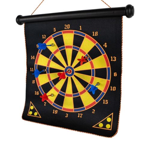 Go! Games Deluxe Magnetic Dart Board Set | 15 Inch | Family Safe Darts - Image 7