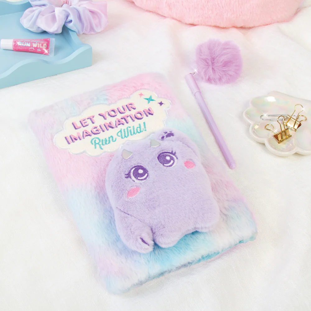 3C4G Imagination Land Wild Style Plush Journal & Pen - Fuzzy Friend - 192 Pages - Image 5
