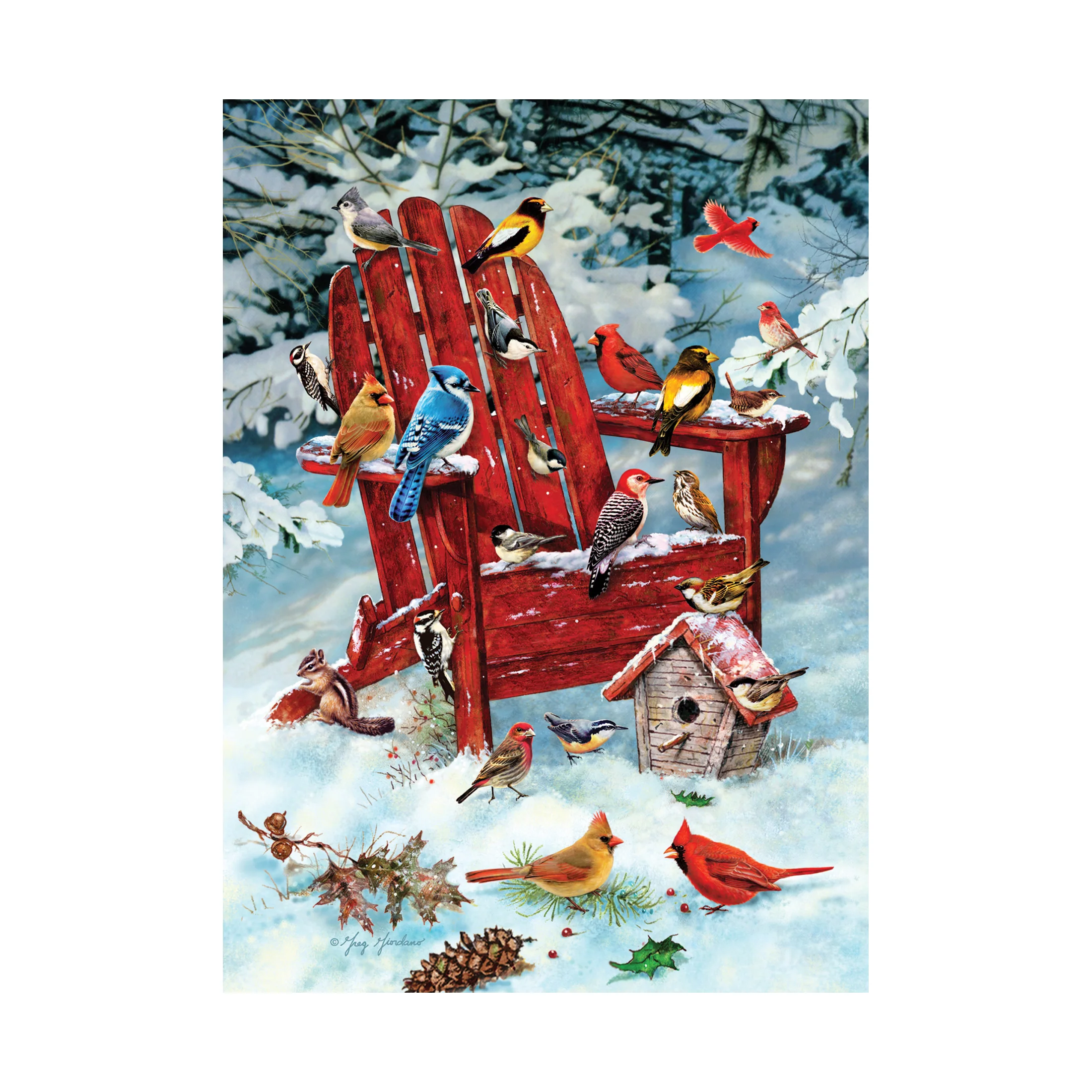 Cobble Hill Adirondack Birds Jigsaw Puzzle - 1000 pc - Image 3