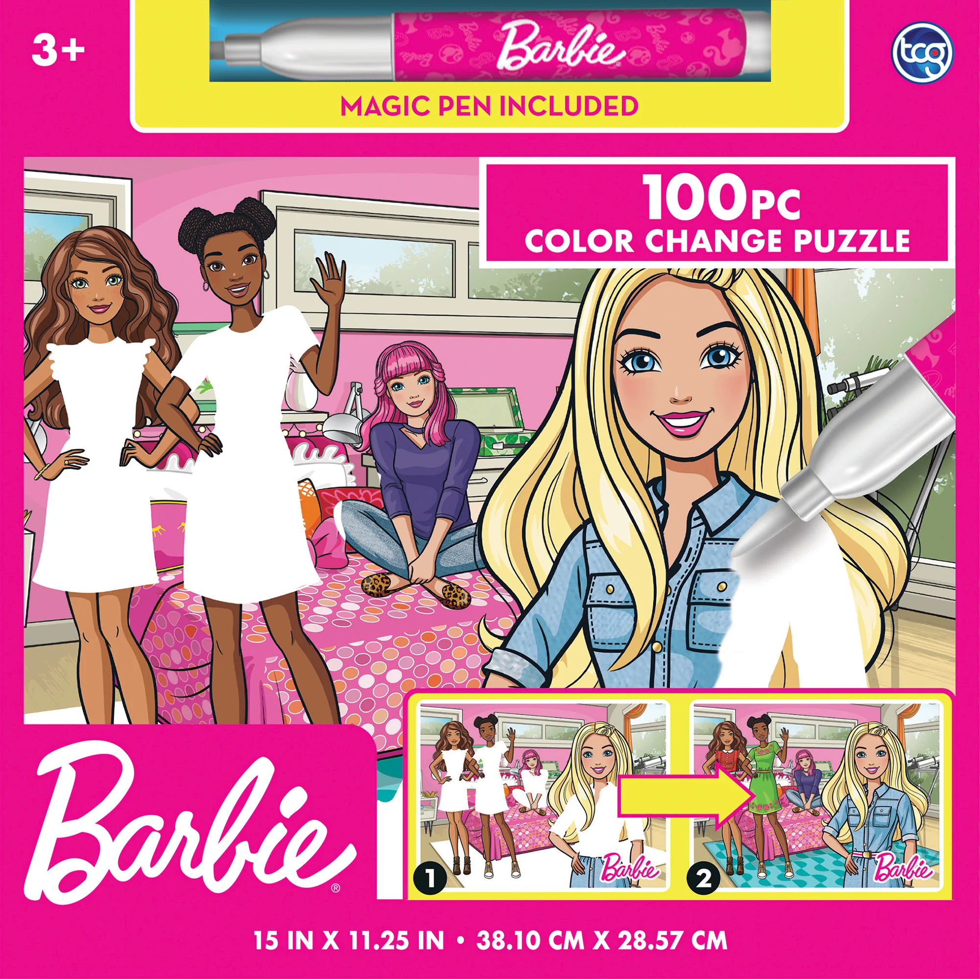 Barbie Color Surprise Jigsaw Puzzle - 100 pc - Image 4