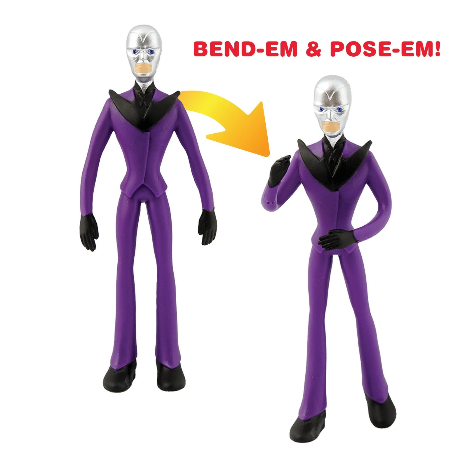 BEND-EMS Miraculous 5-inch Flexible Action Figure - Hawk Moth - Image 4