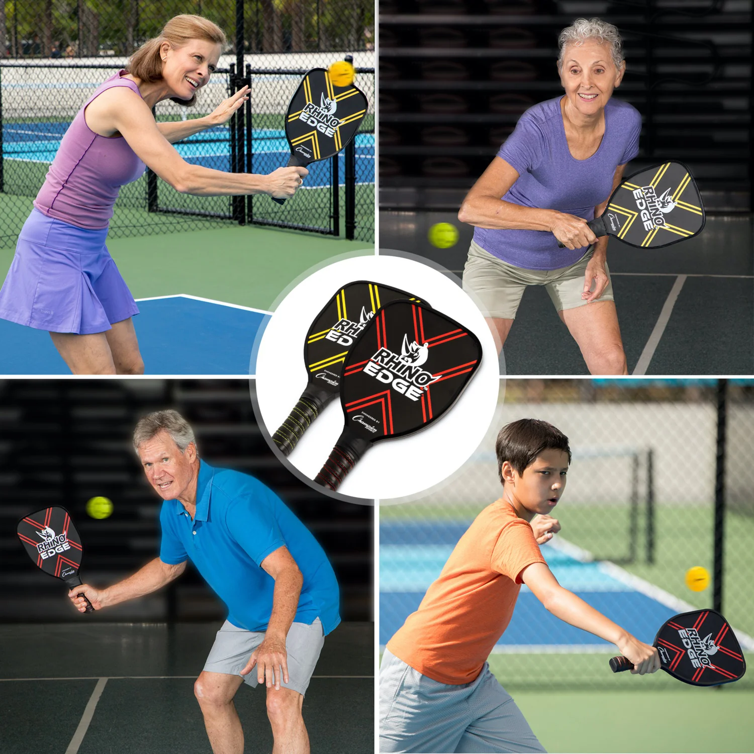 Champion Sports Rhino Pickleball Edge 2 Player Set - Image 7