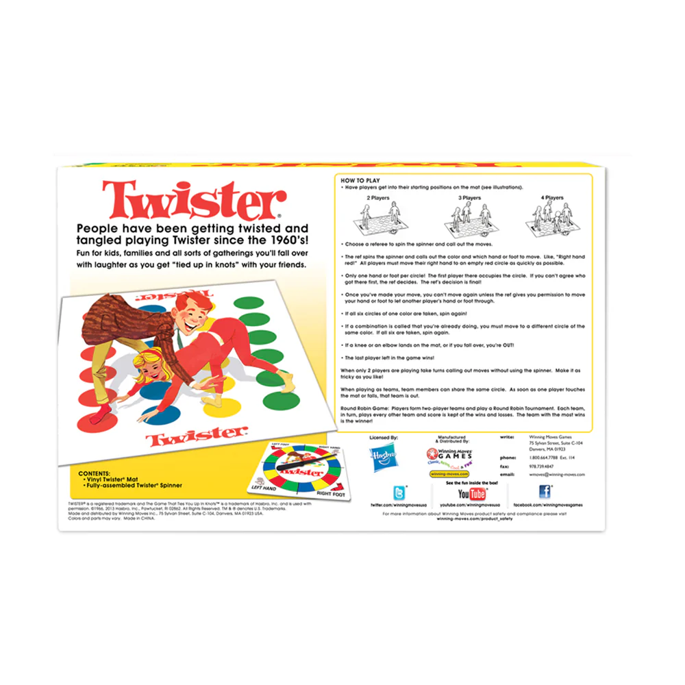 Classic Twister Family Party Game by Winning Moves - Image 3