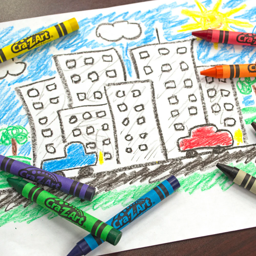 Cra-Z-Art Jumbo Crayons Classroom Pack - 400 Count, 8 Vibrant Colors - Image 3