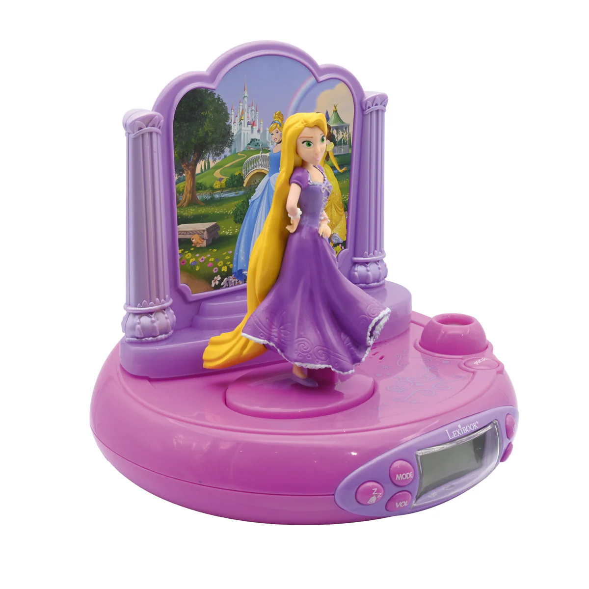 Disney Princess Rapunzel Projector Clock with magical sounds - Image 3