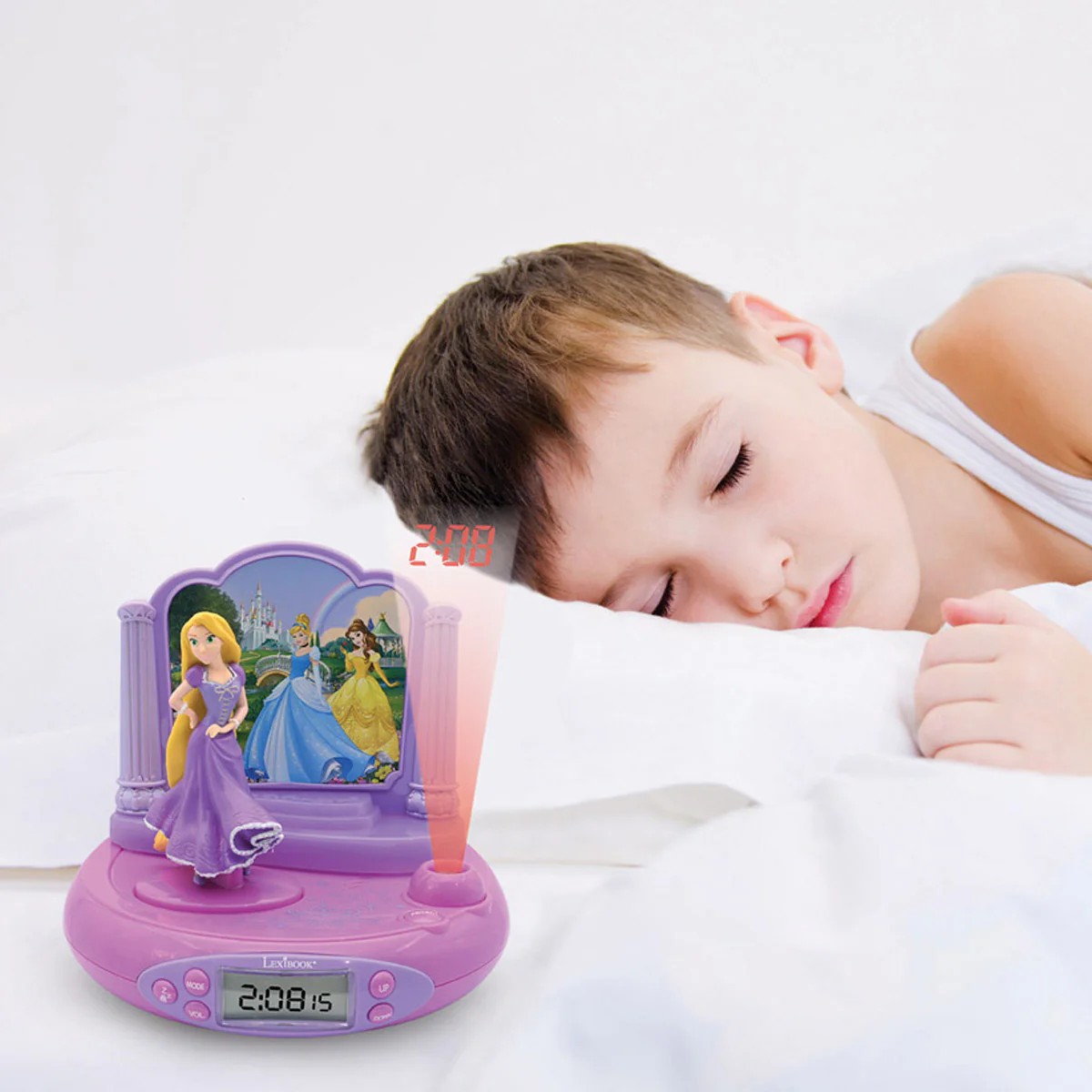 Disney Princess Rapunzel Projector Clock with magical sounds - Image 7