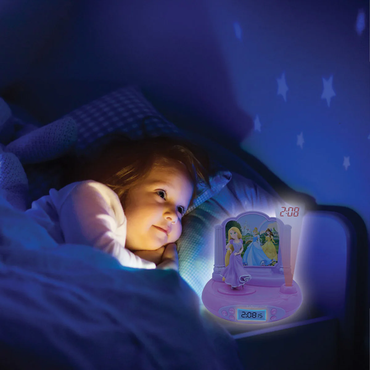 Disney Princess Rapunzel Projector Clock with magical sounds - Image 8