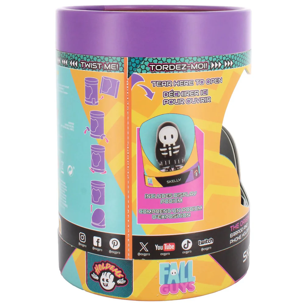 Exquisite Gaming: Holdems: Fall Guys - Skelly - Earbud & Phone Holder - Image 6