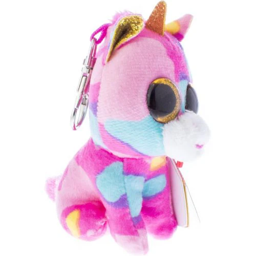 Ty Fantasia Boo Clip with Sparkly Eyes and Backpack Clip - Image 6