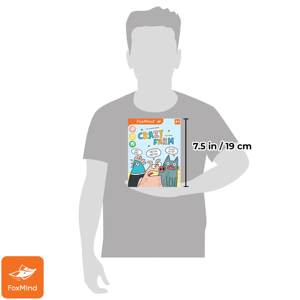 FoxMind Crazy Farm: Card Party Game for Family & Kids 6+ - Image 3