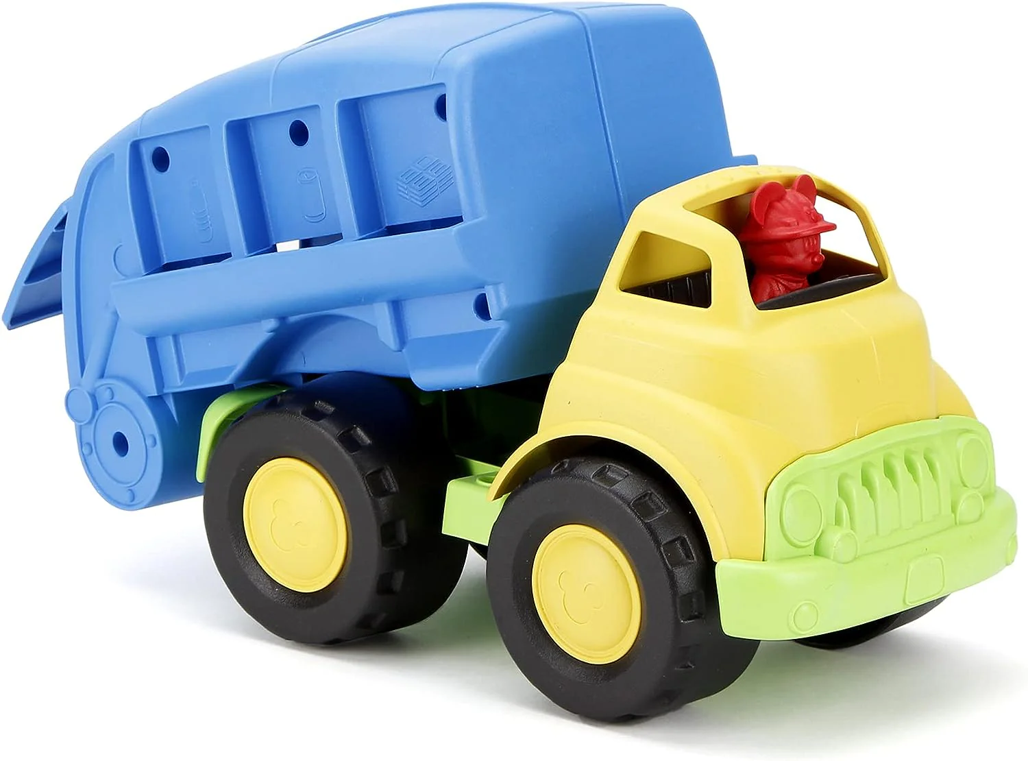 Green Toys Disney Mickey Mouse Blue Recycling Truck, Eco-Friendly Play Vehicle - Image 3
