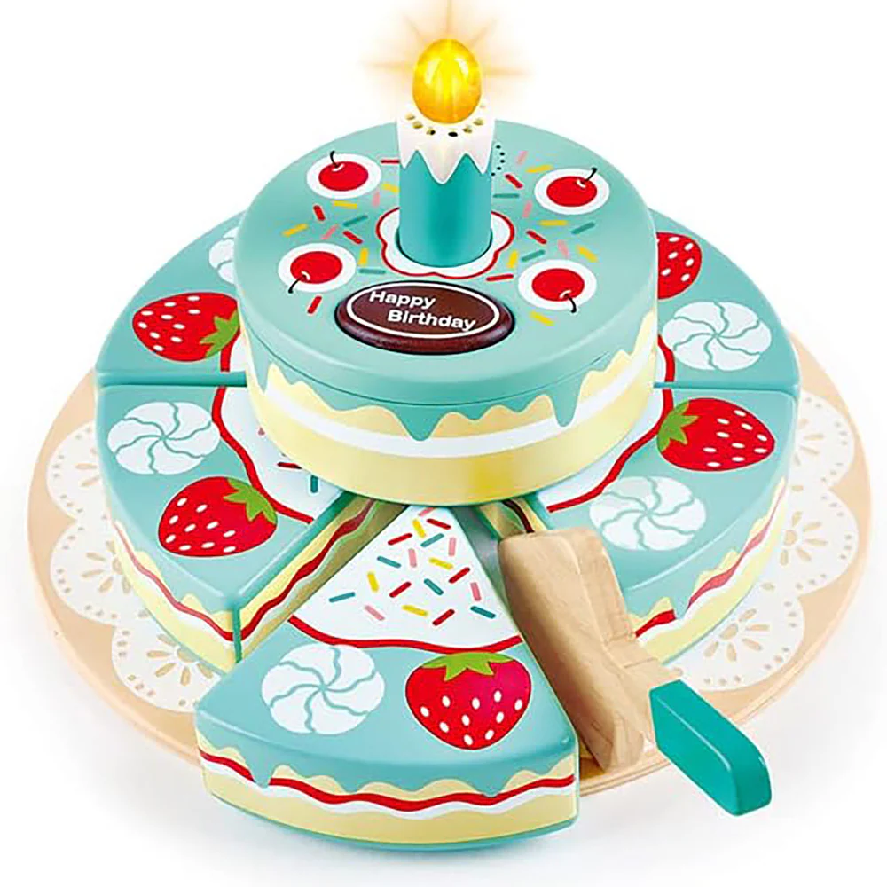 Hape 9-Piece Toddler Picnic Basket Set - Soft Toy Food & Blanket - Image 7