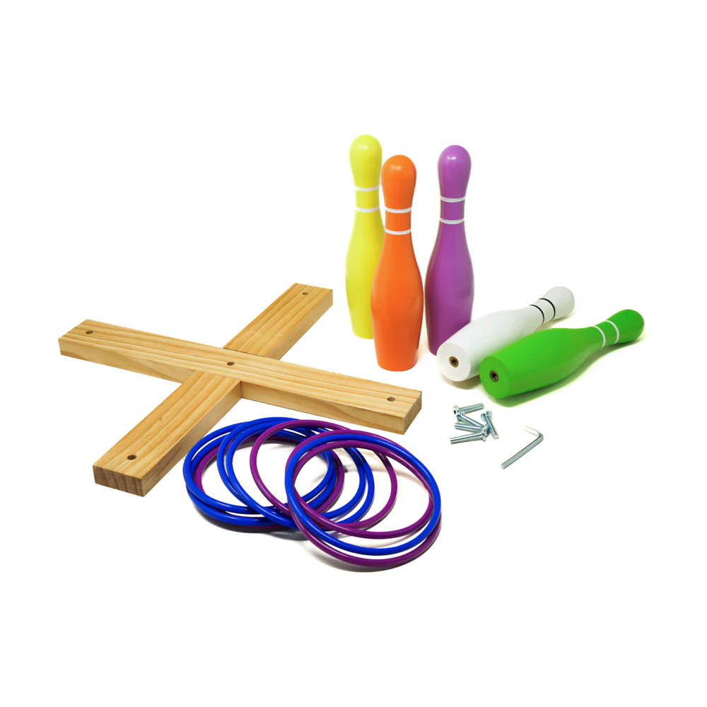 AreYouGame Deluxe Lawn Bowling & Ring Toss Combo Set - Image 3