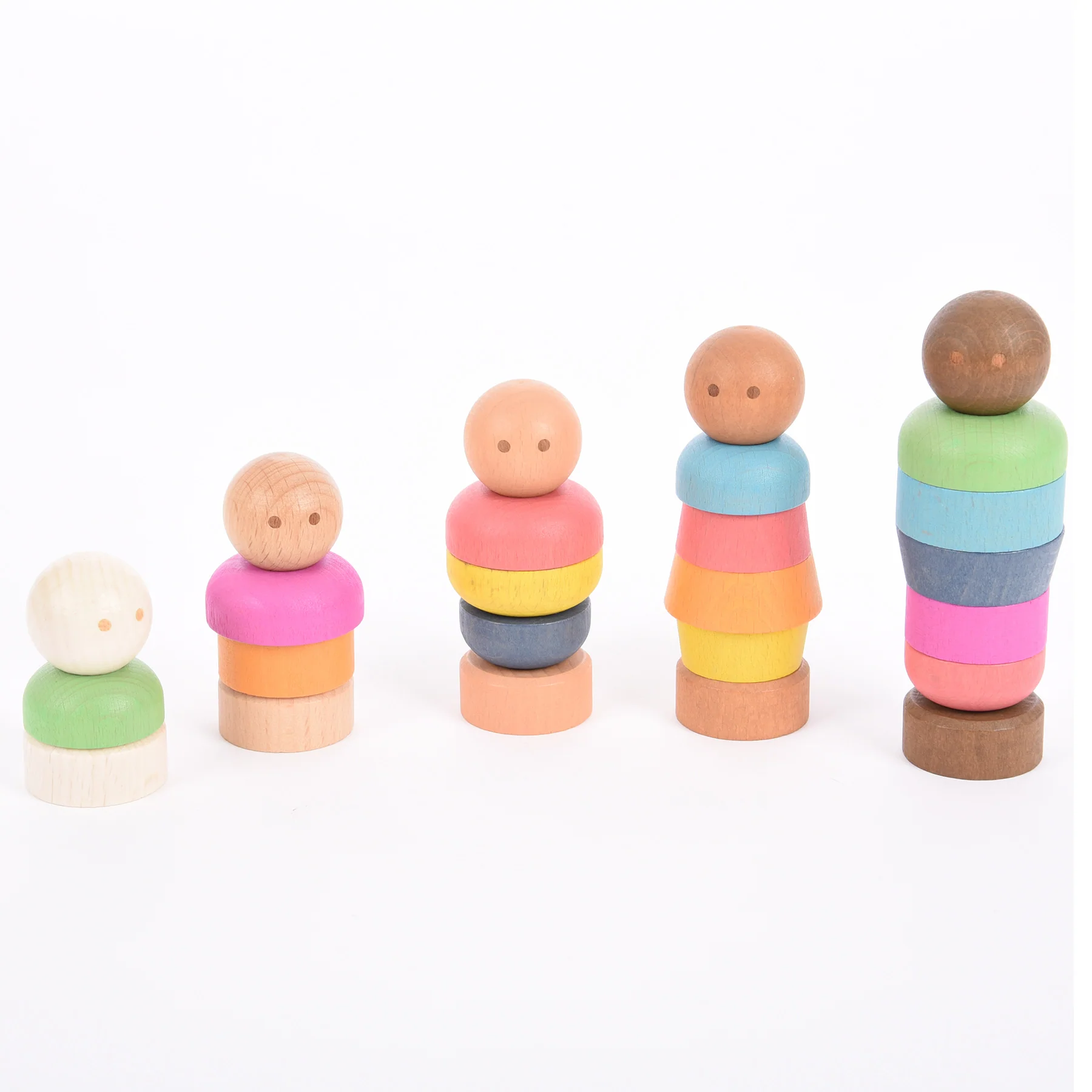 Learning Advantage Hand in Hand Wooden Diversity Puzzle - Multicolor - Image 3