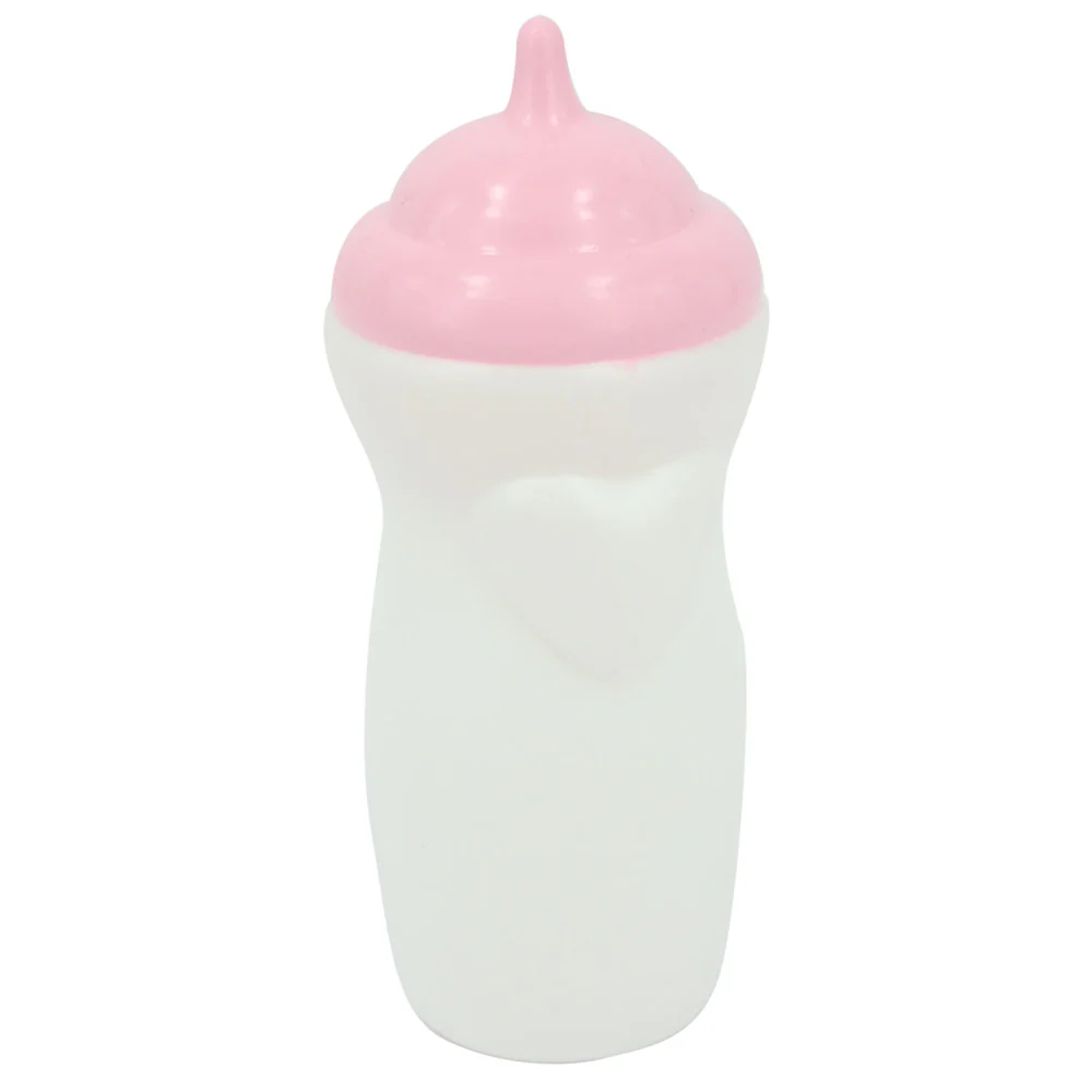 Little Darlings 14-inch Kiss N Tickles Baby Doll - Pink Swan Onesie - Image 9