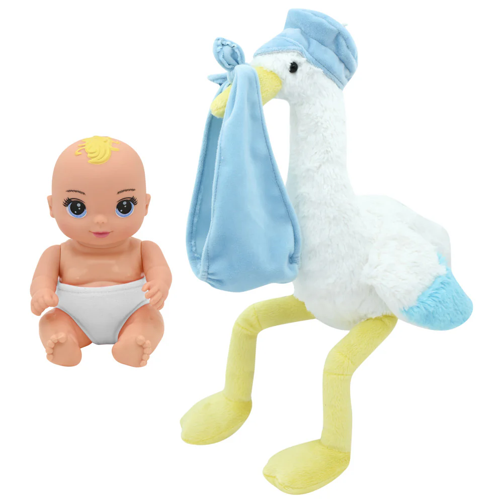 Magic Nursery 8" Special Delivery Set - Blue - Posable Baby Doll, Age 2+ - Image 5