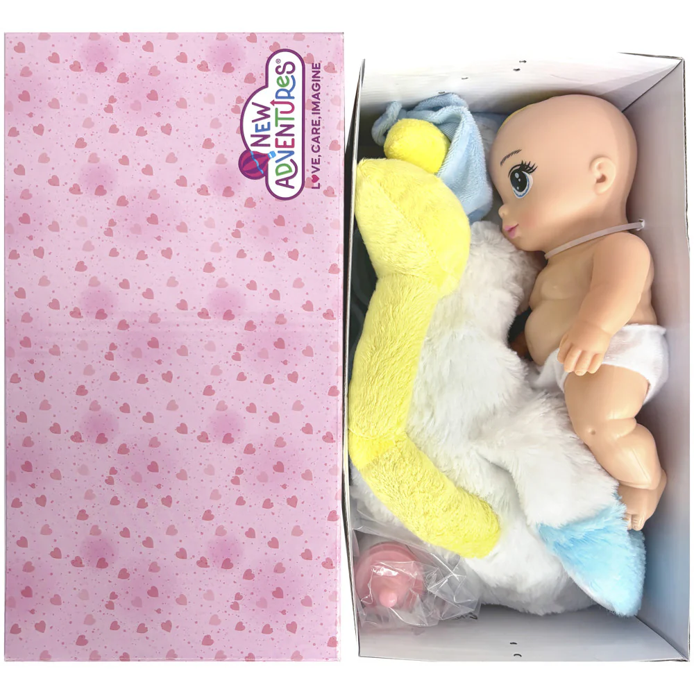 Magic Nursery 8" Special Delivery Set - Blue - Posable Baby Doll, Age 2+ - Image 6