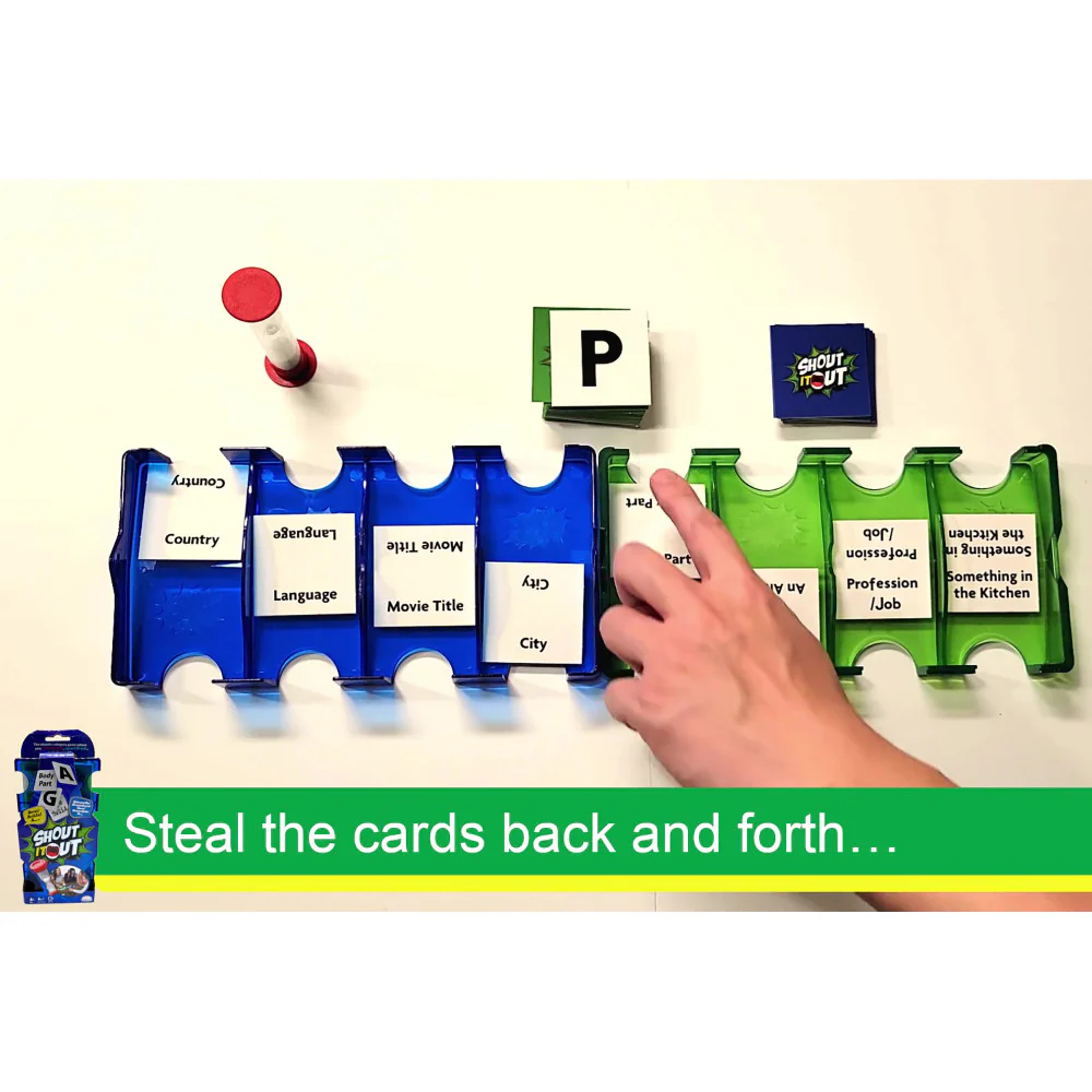 MukikiM Shout It Out Word Challenge Game, Ages 8+, for 2 Players/Teams - Image 6