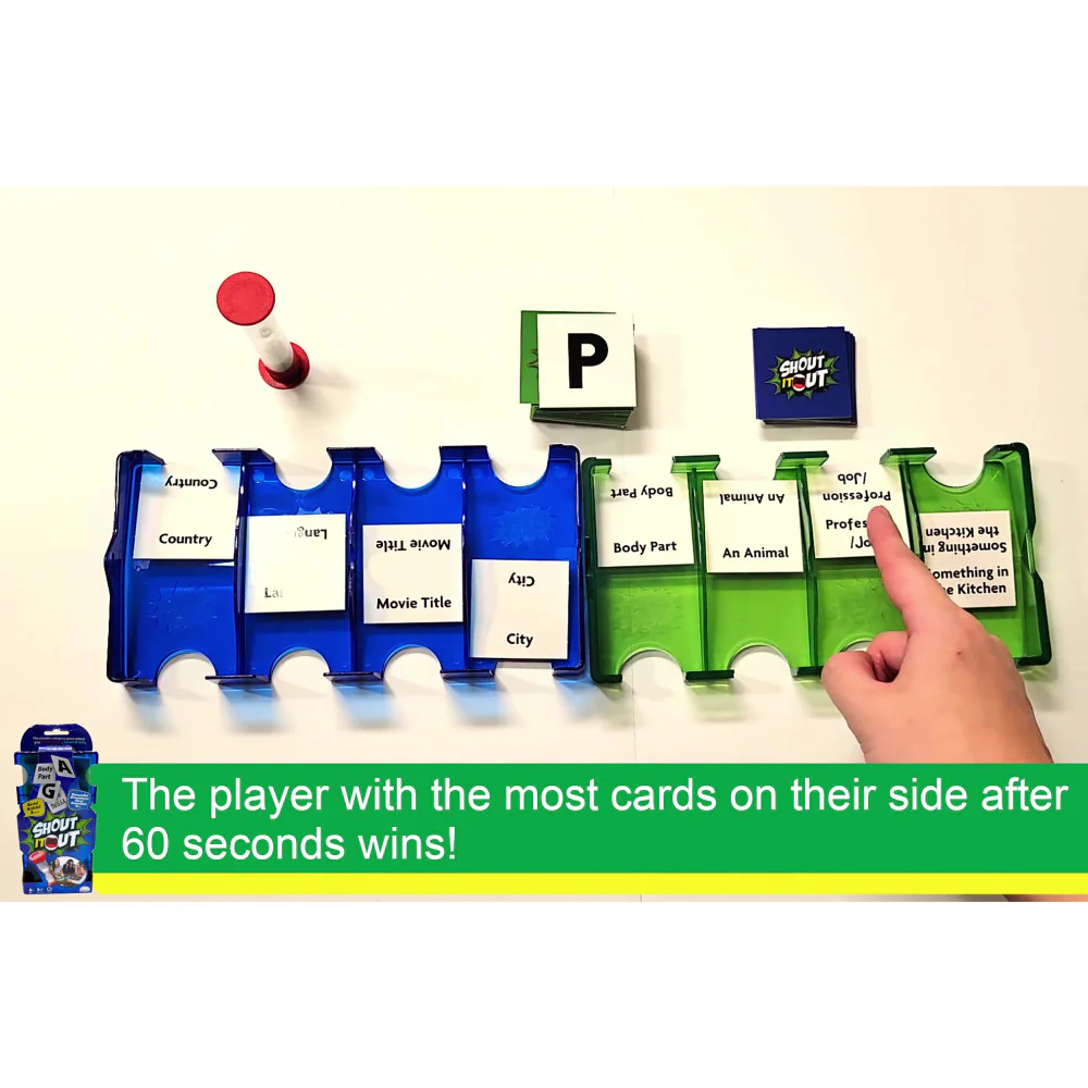 MukikiM Shout It Out Word Challenge Game, Ages 8+, for 2 Players/Teams - Image 7