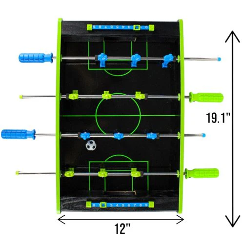 Neon Foosball Tabletop Game - Compact & Colorful Kickoff - Image 5