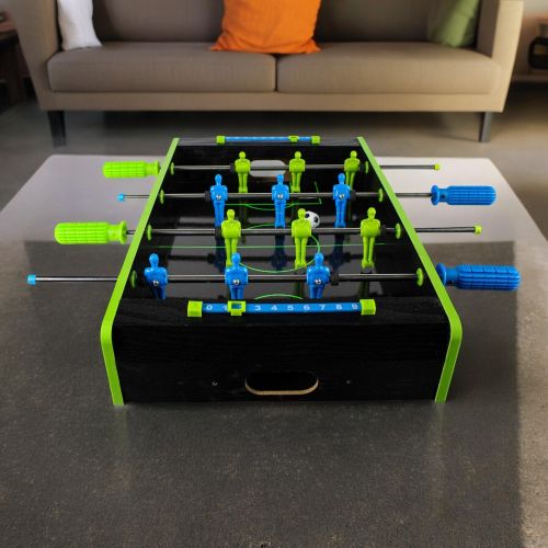 Neon Foosball Tabletop Game - Compact & Colorful Kickoff - Image 9