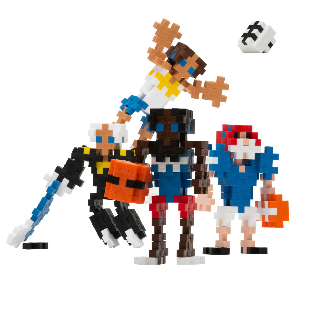 Plus-Plus Sports Mix Instructed Play Tube, 240 Pieces for Kids Ages 5+ - Image 3