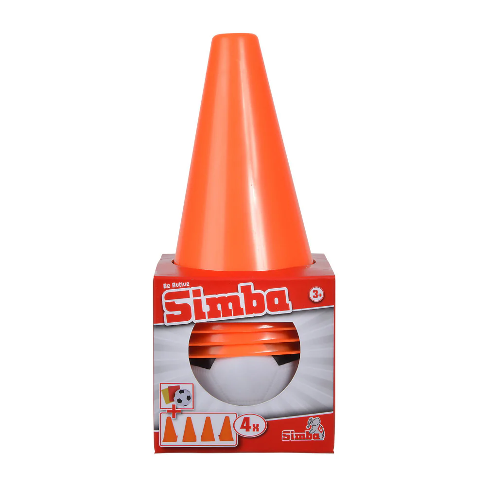 Simba Toys Soccer Training Cone Set with Ball and Referee Cards - Image 3