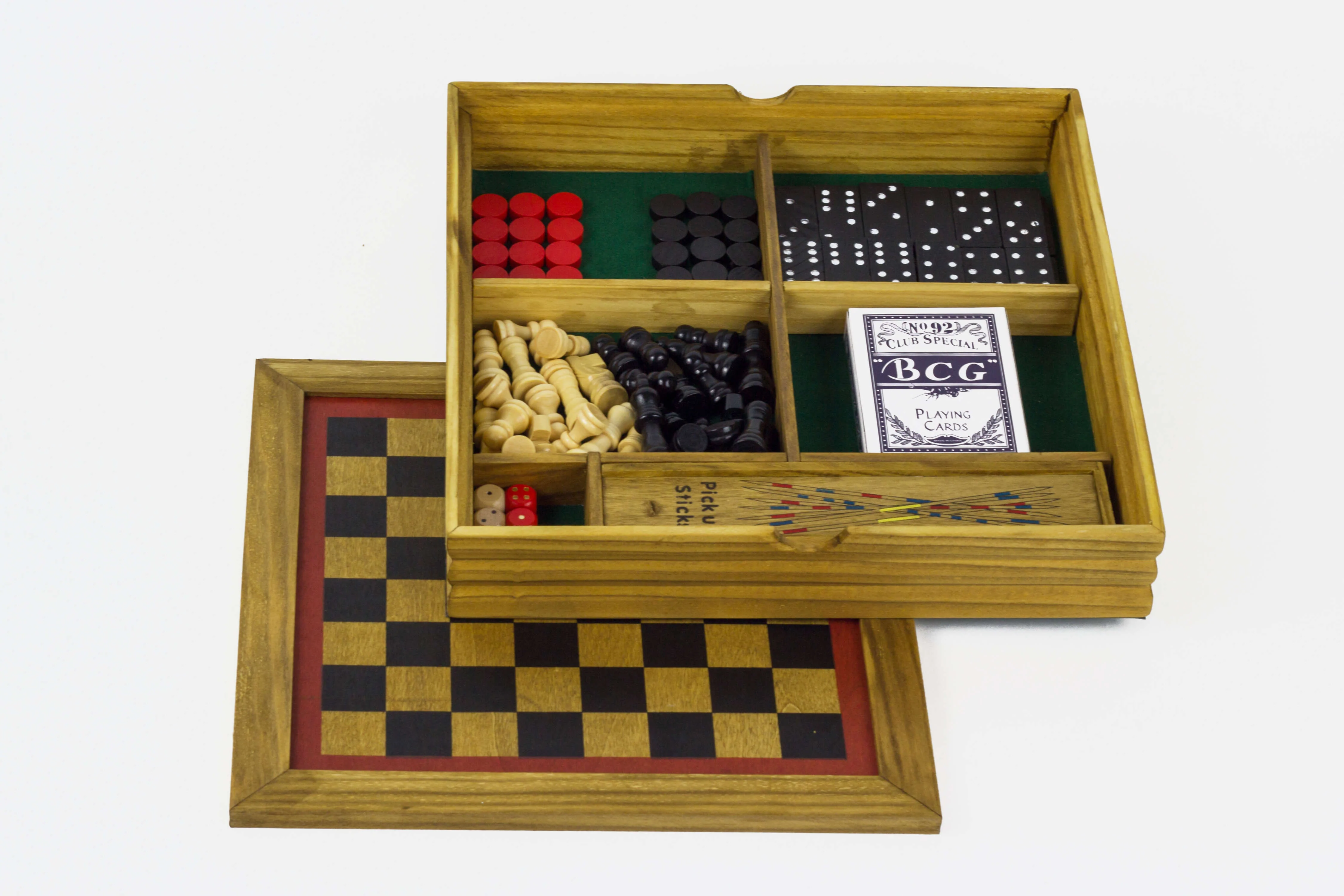 Professor Puzzle 6-in-1 Wooden Games Compendium - Image 4