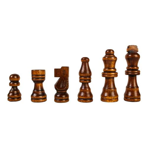 Classic Wooden Chess Set - Travel Friendly 12"x12" Board - Image 3