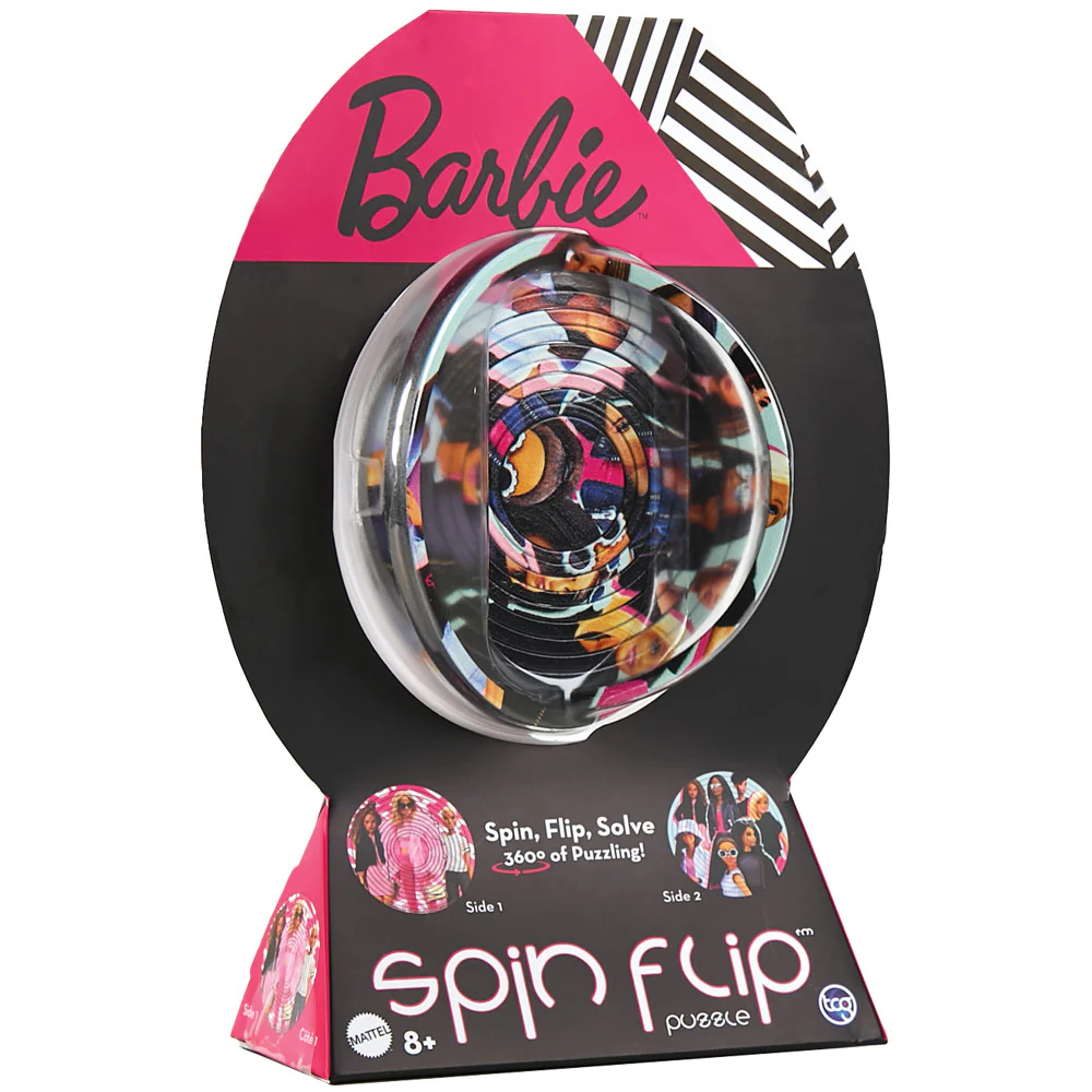 Barbie Fashionista Spin Flip Puzzle - 12 Ring Double-Sided Puzzle - Image 3
