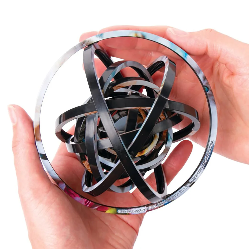 Barbie Glam Girls Spin Flip Puzzle - Double-Sided 12-Ring Game - Image 3