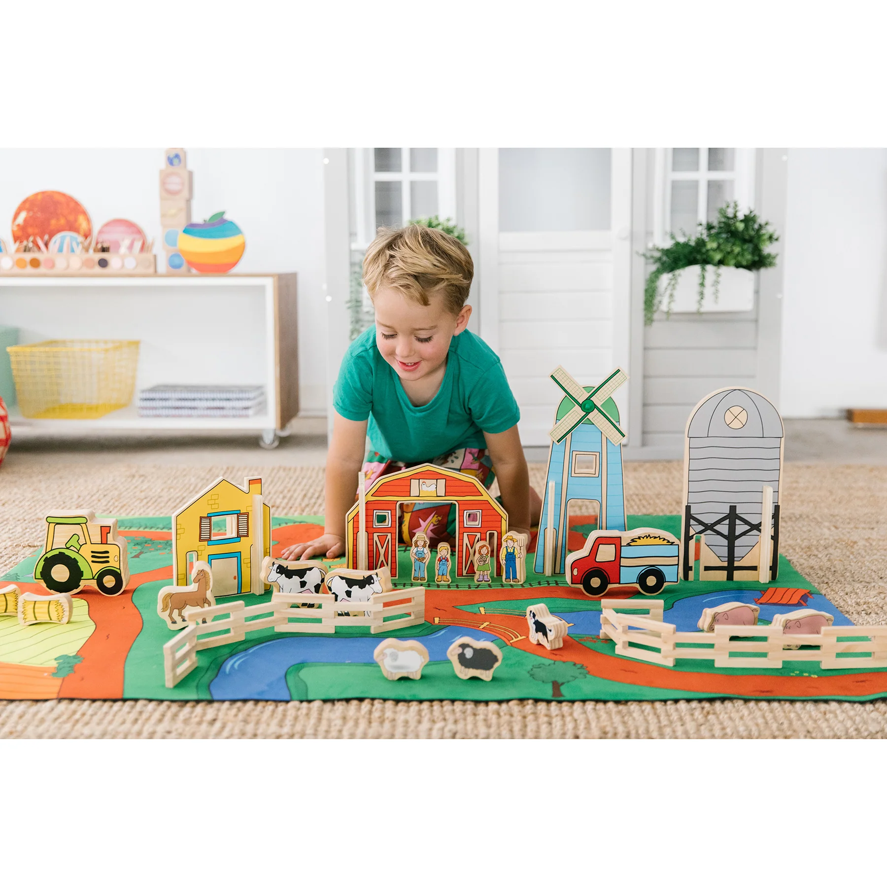 The Freckled Frog Farm-Themed Play Mat for Kids - Image 5