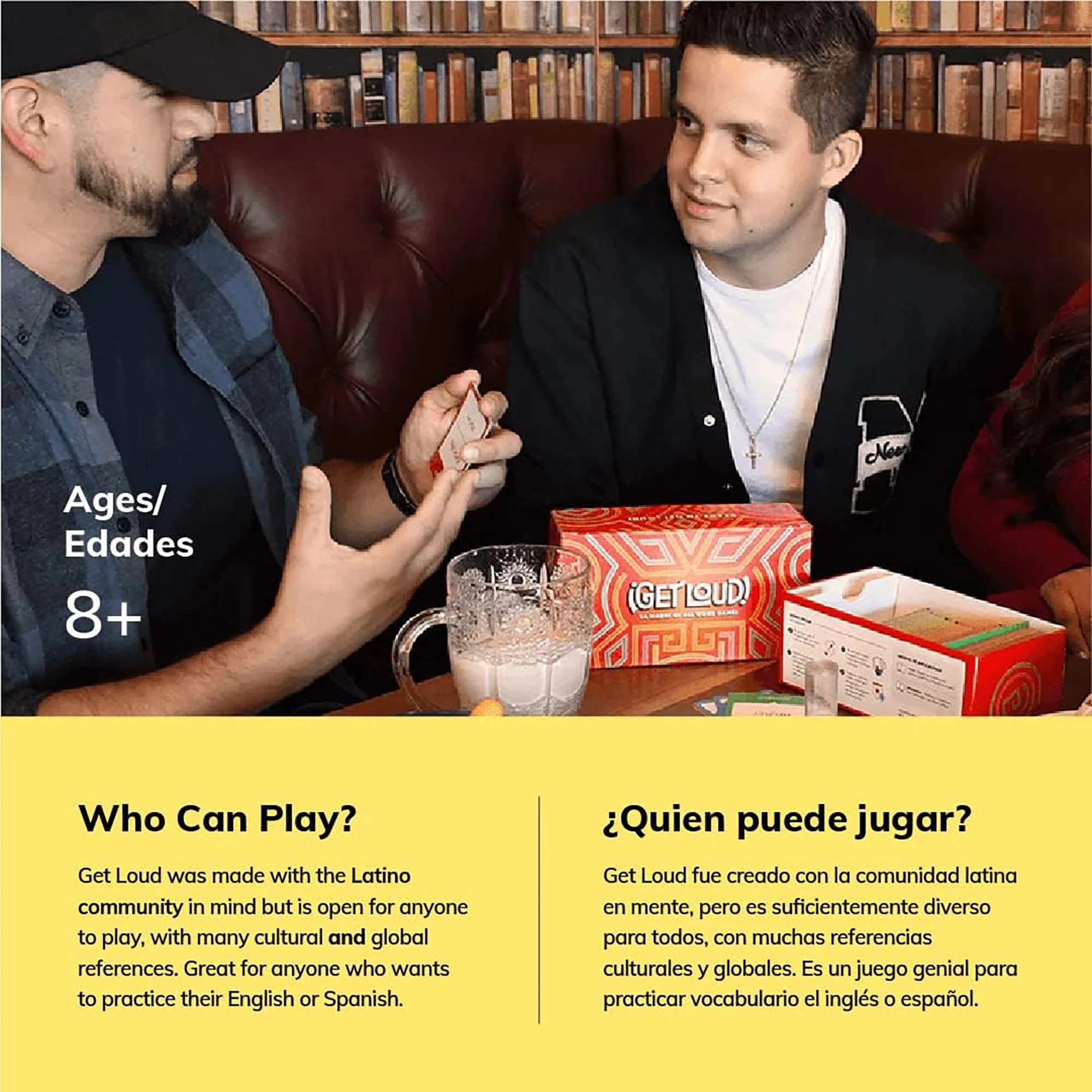 Tragos Get Loud Bilingual Word Guessing Party Game, Age 8+ - Image 4