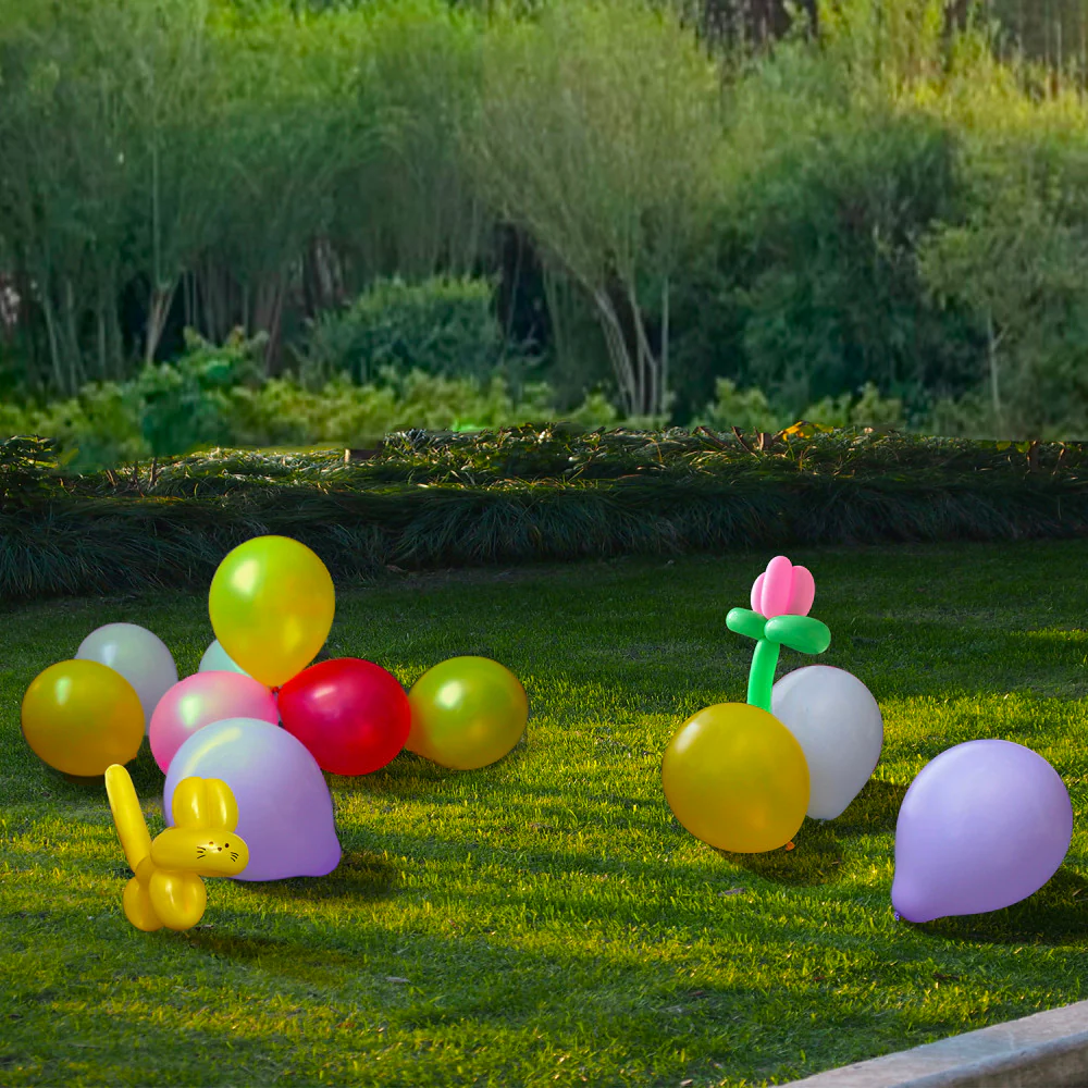 Trimate Party-Fun 100-Pack Balloons with Double Action Pump - Image 3