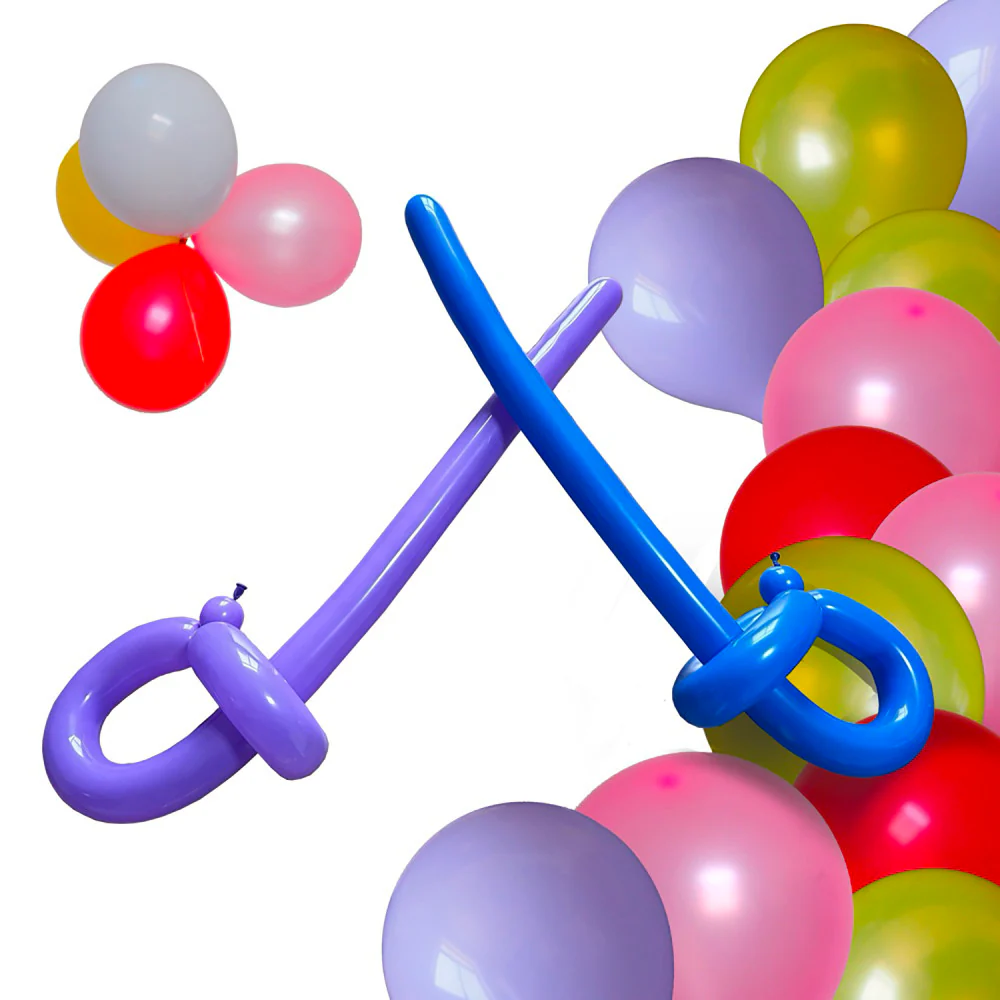 Trimate Party-Fun 100-Pack Balloons with Double Action Pump - Image 4