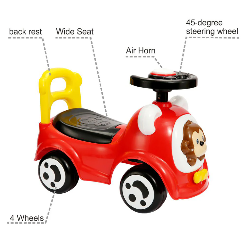 Trimate Interactive Toddler Ride-On Car with Music and Horn, Ages 1-3 - Image 3
