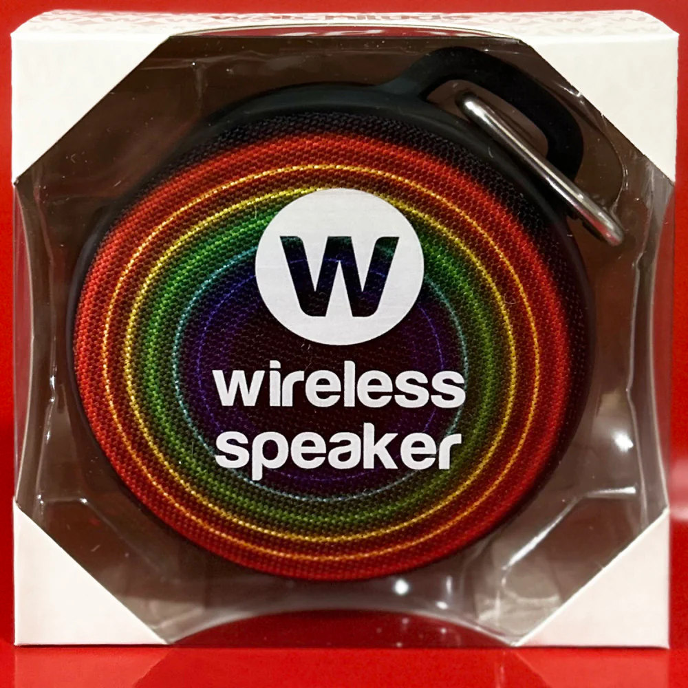 Watchitude Jammed 2 Go Rainbow Wave Round Bluetooth Speaker - Image 4