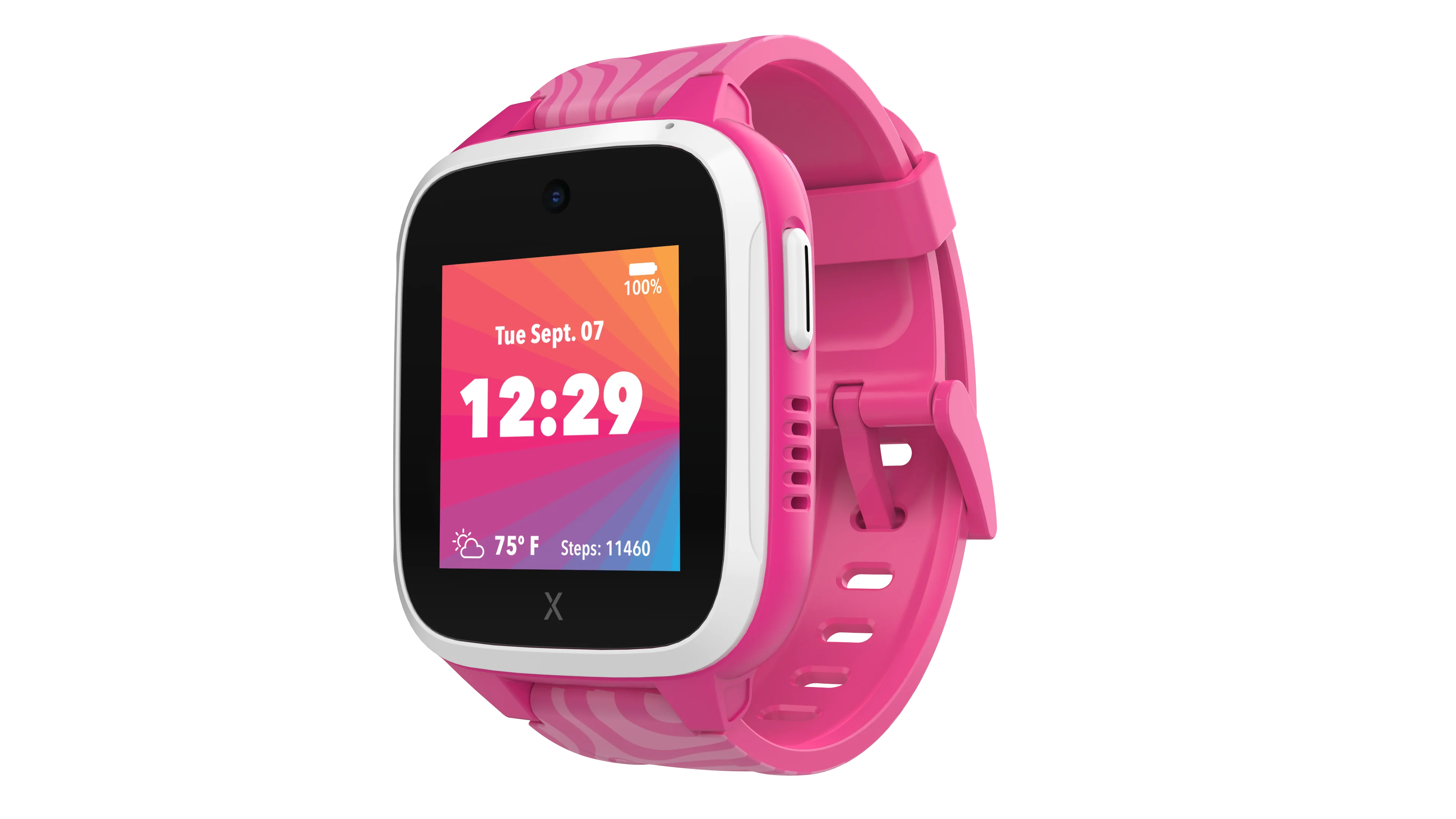 Xplora XGO3 Jungle Edition Kids’ Smart Watch - Pink Zebra Strap - Image 6